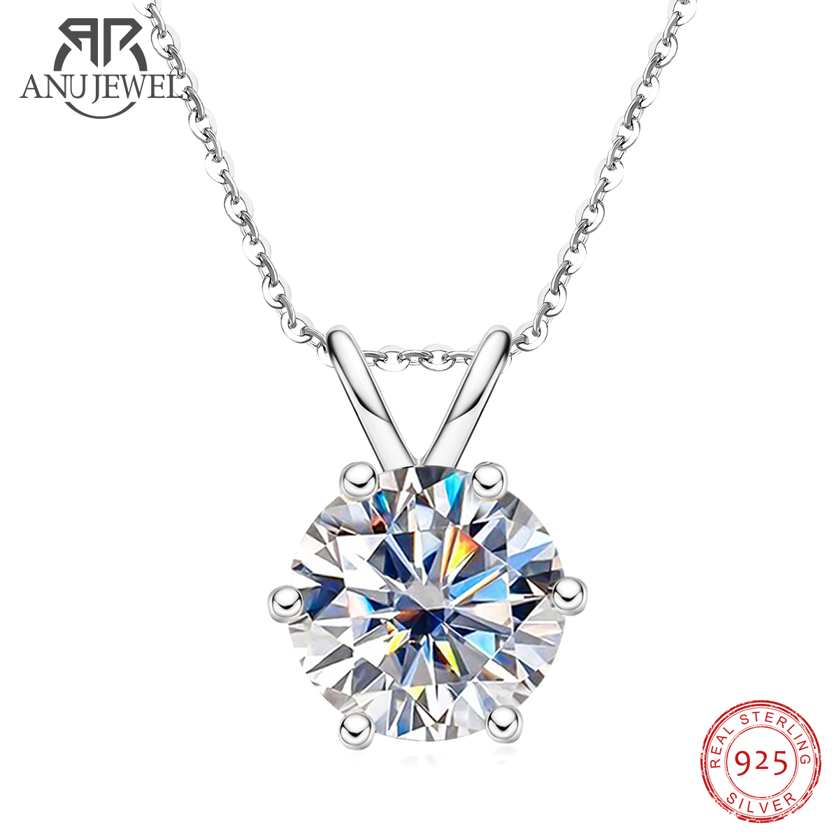Ansi Chain - AnuJewel 1ct 3ct D Màu Moissanite