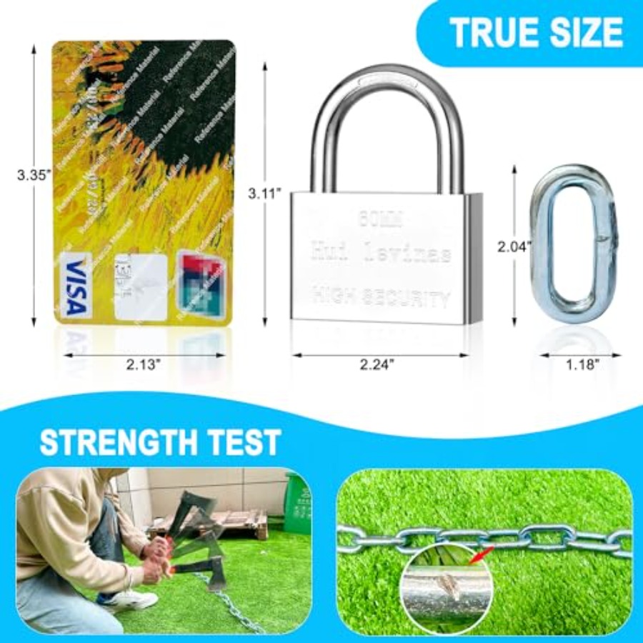 Heavy Duty 39 Inch 8mm Galvani - đánh giá và giá Bike Chain