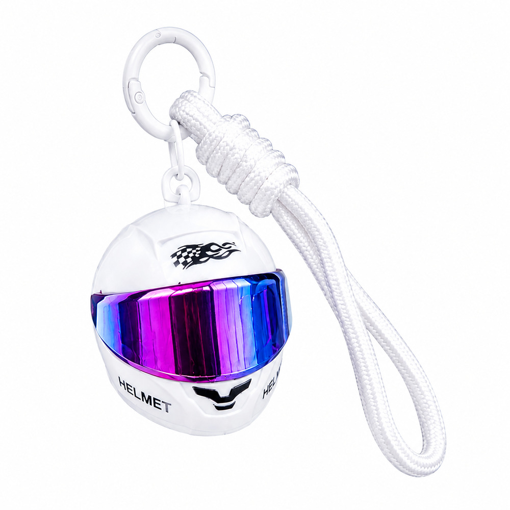 Cool Colorful Helmet Keychain  - đánh giá và giá Bicycle Chain