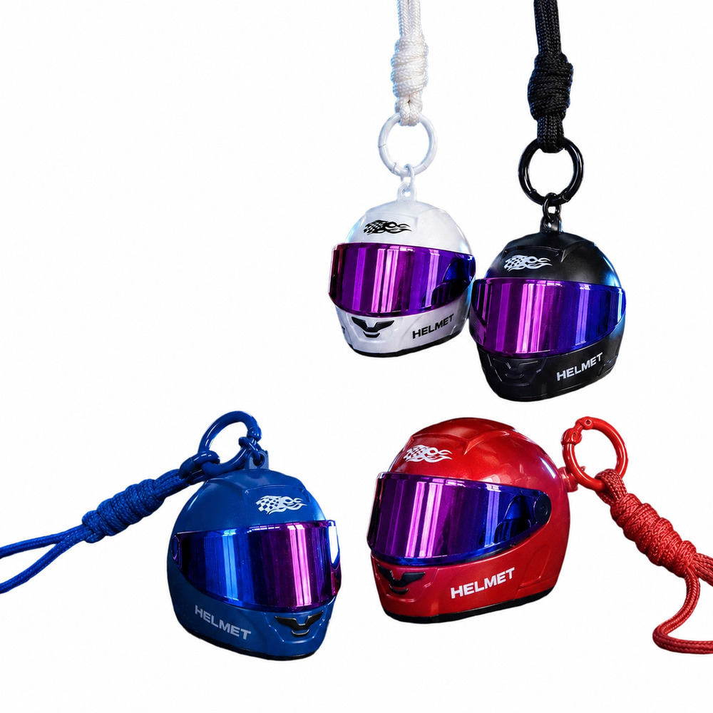 Cool Colorful Helmet Keychain  - đánh giá và giá Bicycle Chain